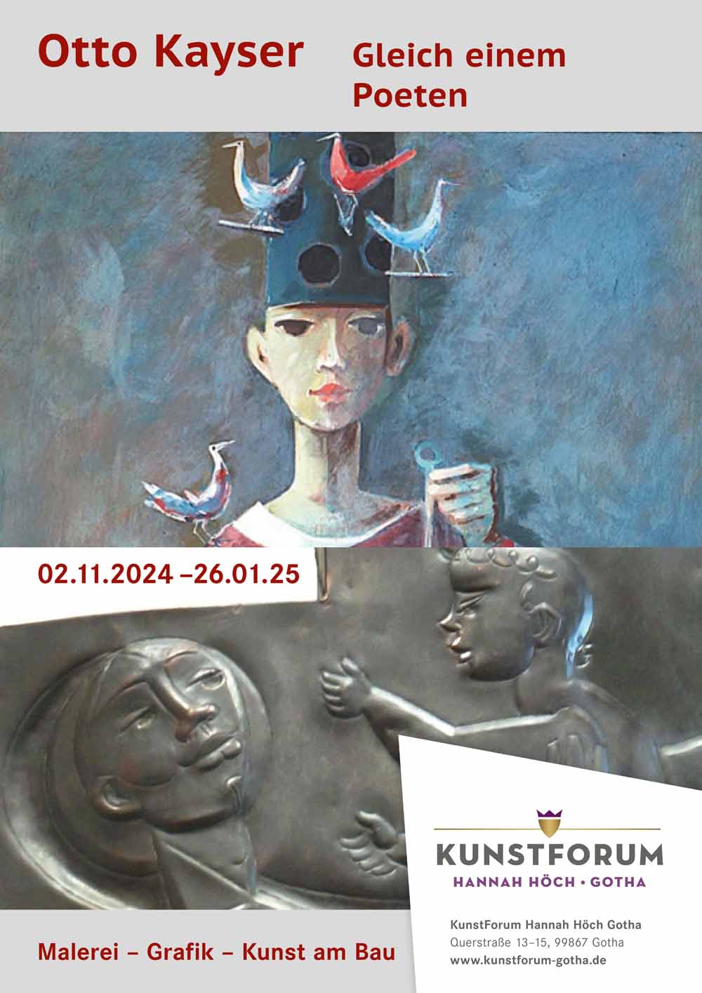 Otto Kayser im KunstForum Hannah Höch Gotha: Eine Hommage an den Poeten der Kunst